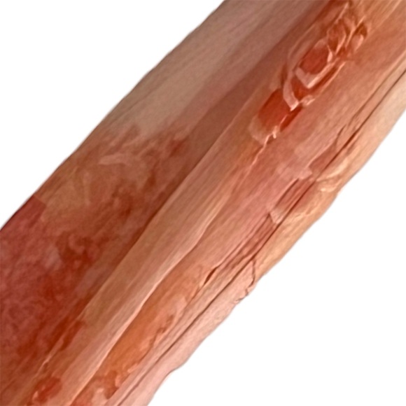 70's Vintage Mystery Scarf in Sheer Shades of Orange Sherbets & Cream ~ Perfect - Picture 9 of 16